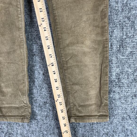 Free‎ People Womens Corduroy Skinny Pants/Jeans 26 Olive Stretch Casual FP - Picture 6 of 8